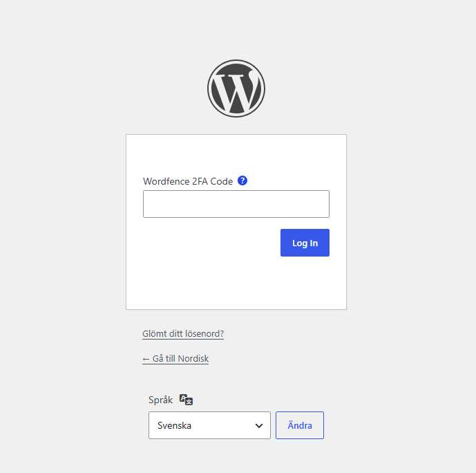 Login 2FA WP